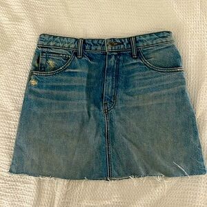 Helmut Lang Denim Mini Skirt